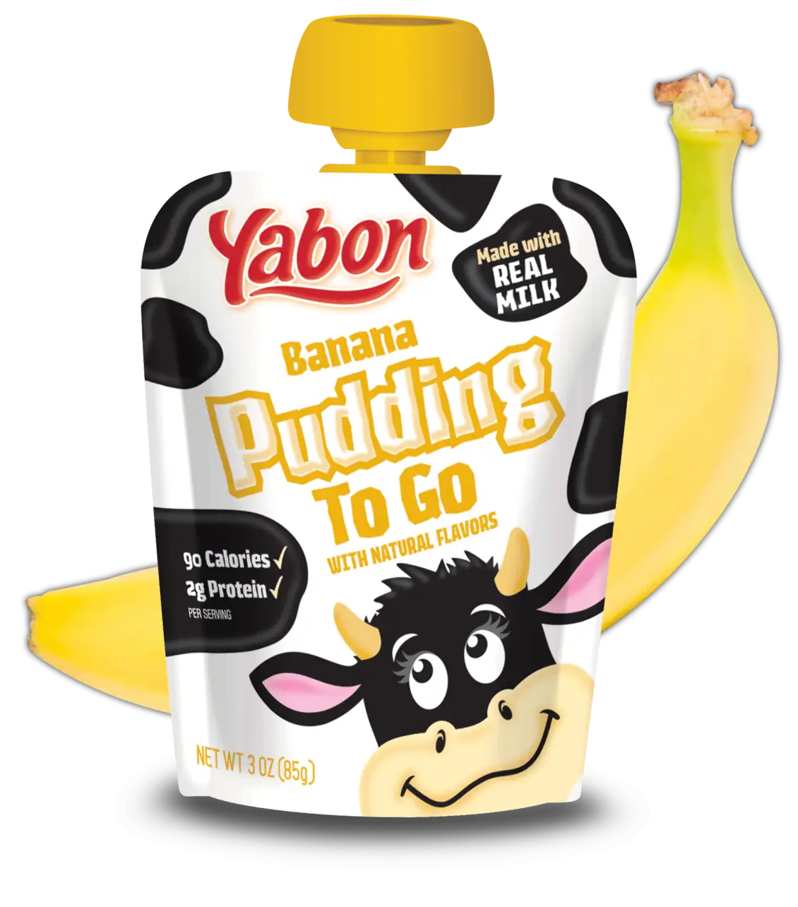 yabon pudding to go banana pudding in resealable pouches for kids