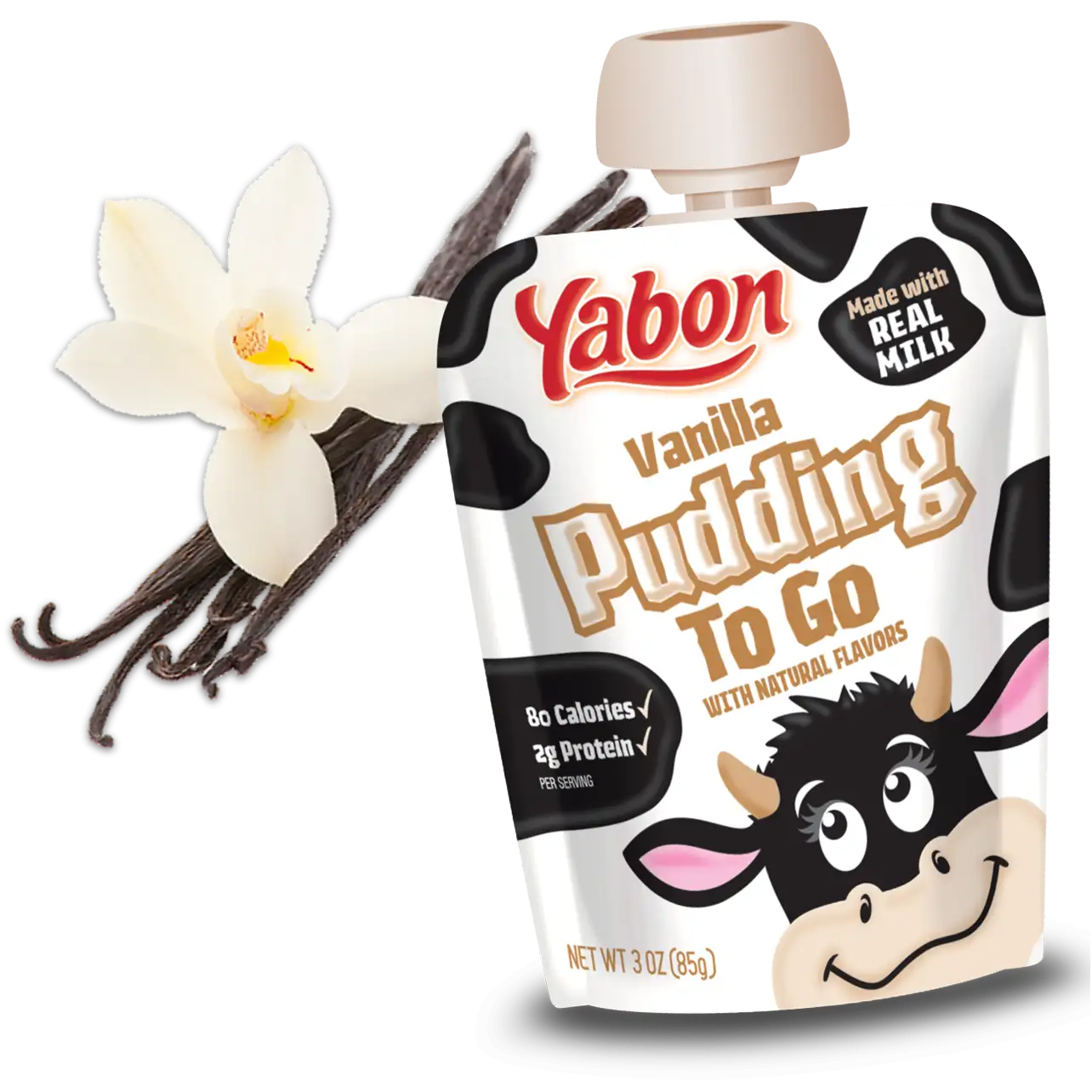 yabon pudding to go vanilla pudding in resealable pouches for kids